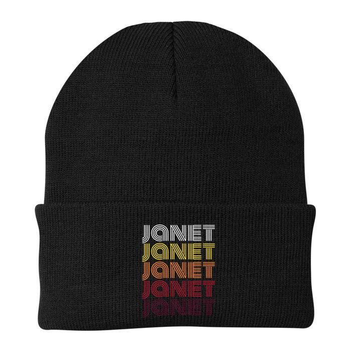Personalized Name Janet Vintage Janet Beanie
