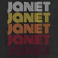 Personalized Name Janet Vintage Janet Beanie