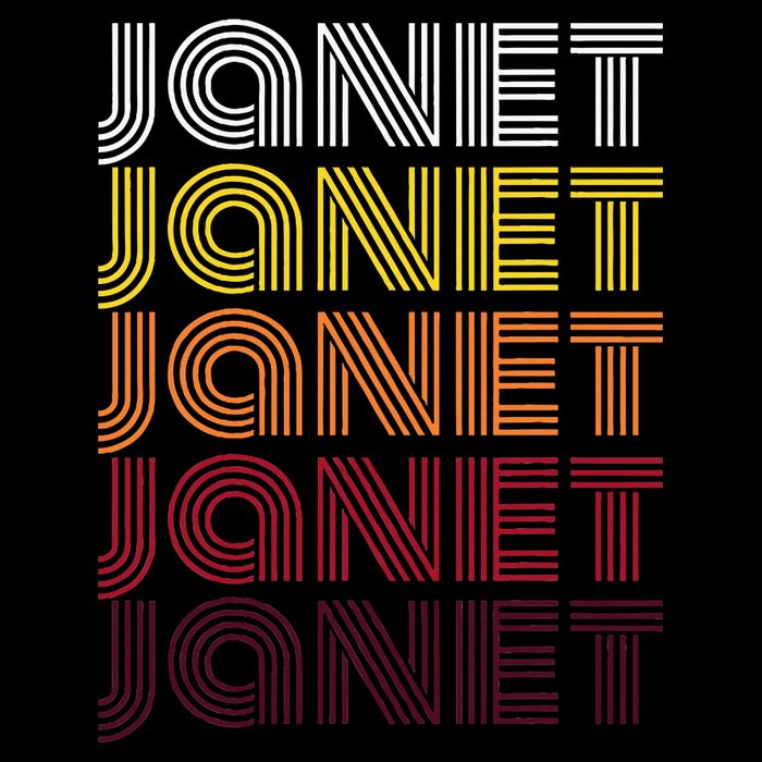 Personalized Name Janet Vintage Janet Baby Bodysuit