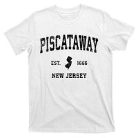 Piscataway New Jersey Nj Vintage Established Sports Design T-Shirt