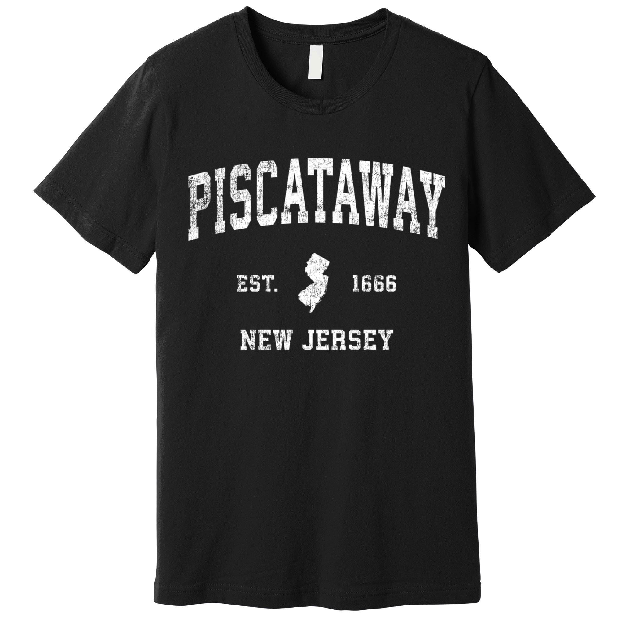Piscataway New Jersey Nj Vintage Sports Premium T-Shirt