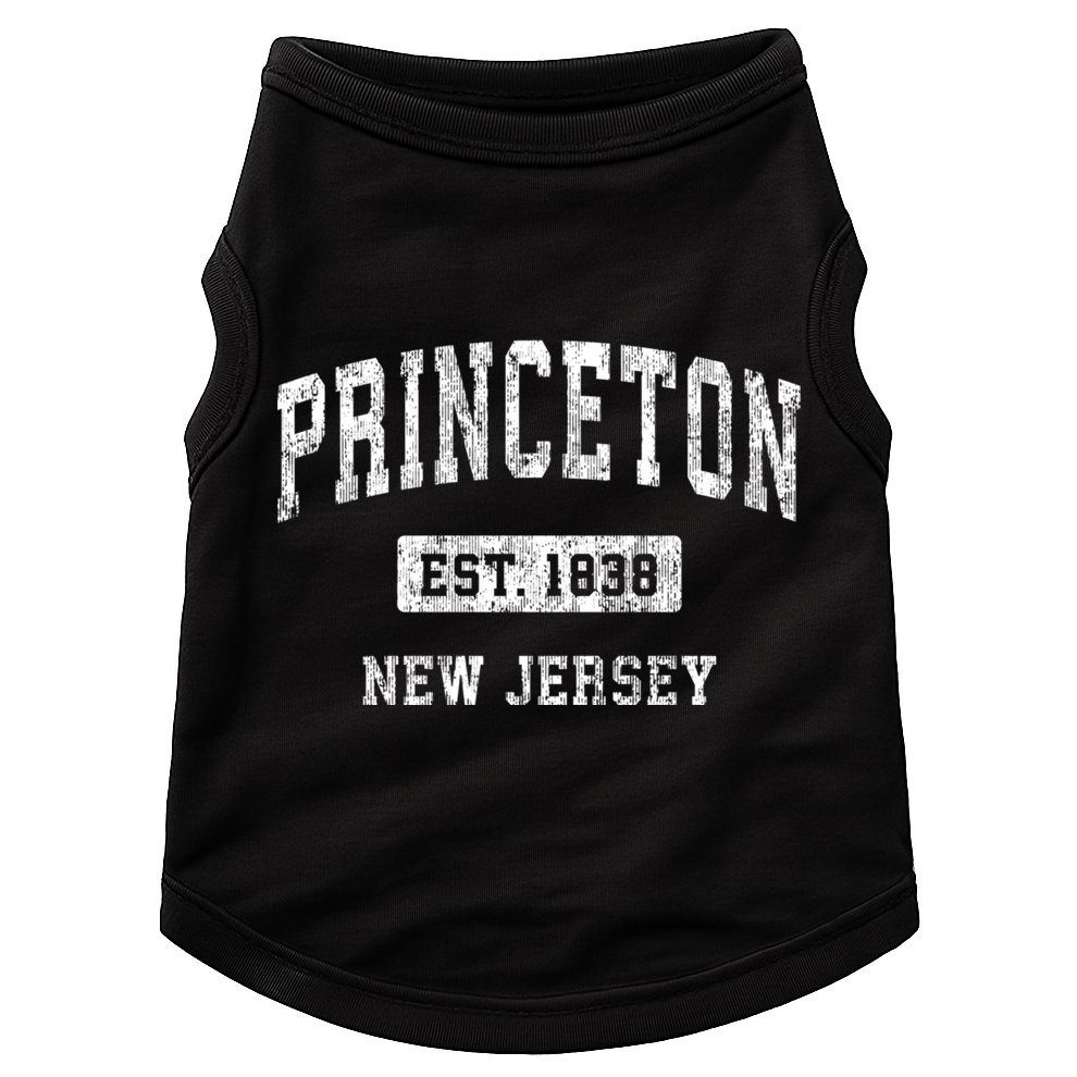 Princeton New Jersey Nj Vintage Sports Design Established Doggie Tank