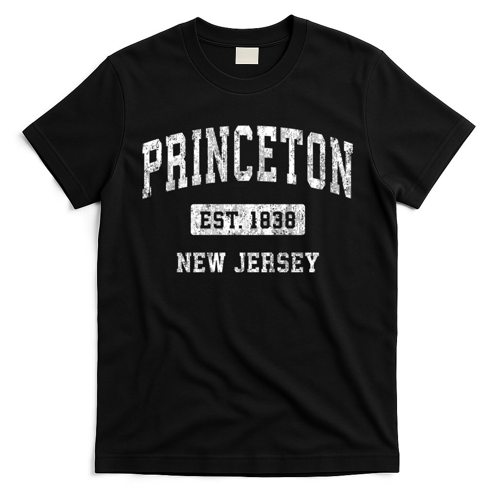 Princeton New Jersey Nj Vintage Sports Design Established T-Shirt