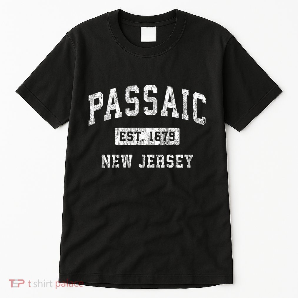Passaic New Jersey Nj Vintage Established Sports Tall T-Shirt