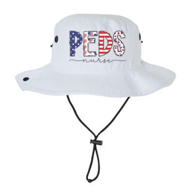 Peds Nurse July 4th Pediatric Nurse Happy Independence Day Legacy Cool Fit Booney Bucket Hat