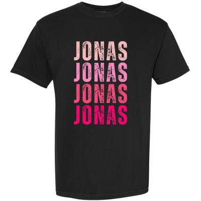 Personalized Name Jonas I Love Jonas Garment-Dyed Heavyweight T-Shirt