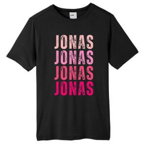 Personalized Name Jonas I Love Jonas Tall Fusion ChromaSoft Performance T-Shirt