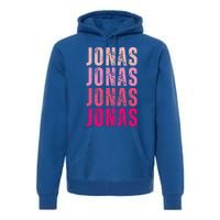 Personalized Name Jonas I Love Jonas Premium Hoodie