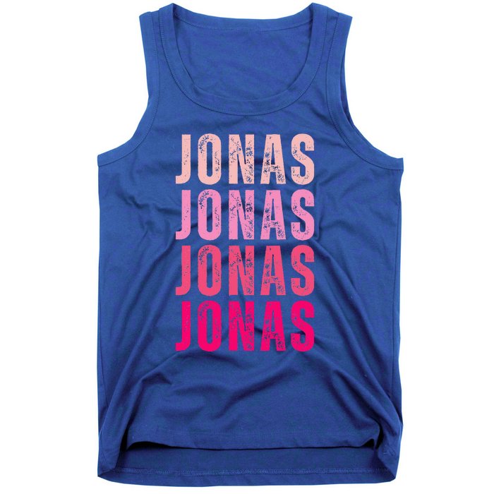 Personalized Name Jonas I Love Jonas Tank Top