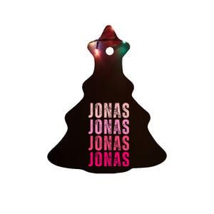 Personalized Name Jonas I Love Jonas Ceramic Tree Ornament