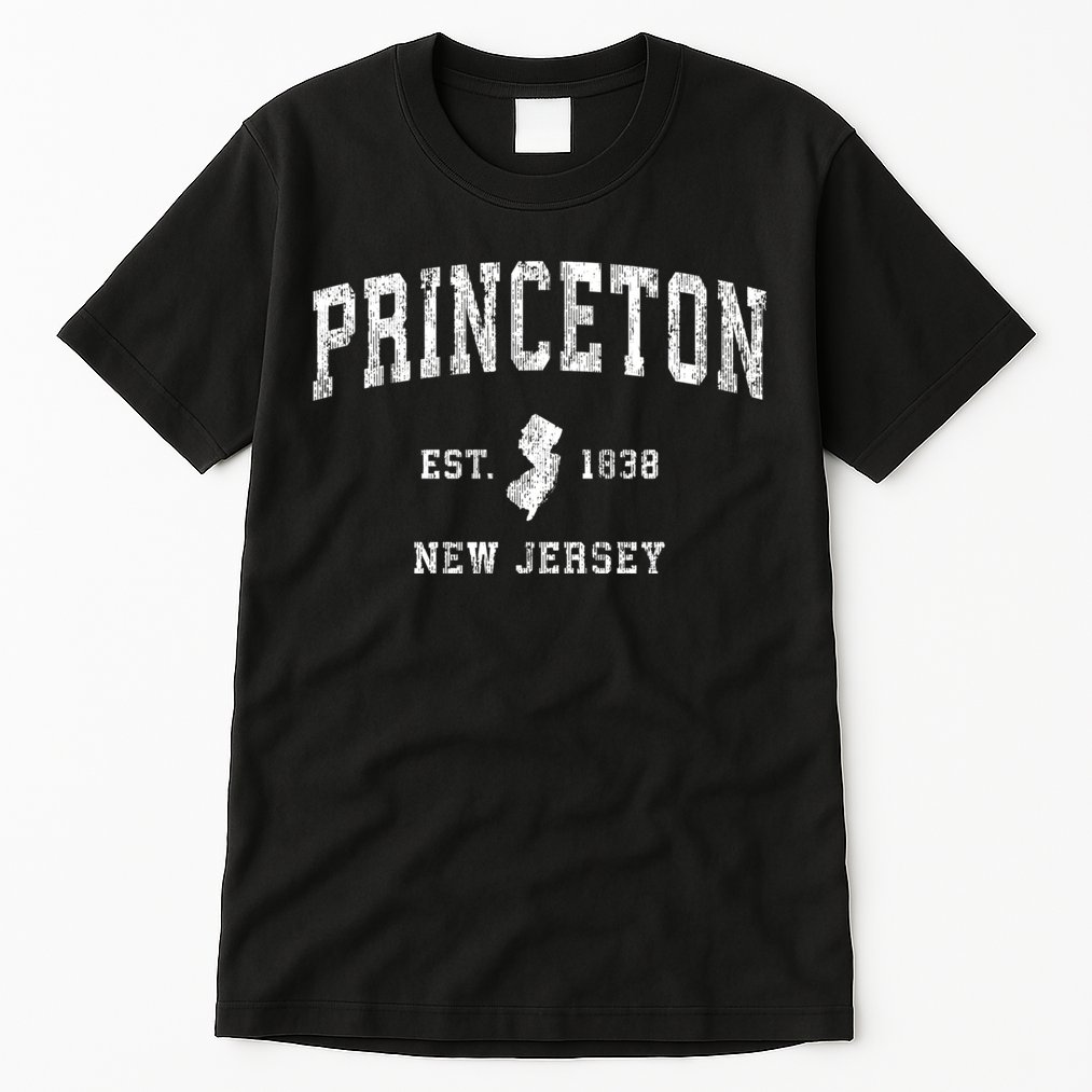 Princeton New Jersey Nj Vintage Sports Design Tall T-Shirt