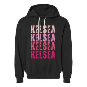 Personalized Name K.E.L.S.E.A Garment-Dyed Fleece Hoodie