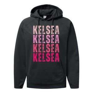 Personalized Name K.E.L.S.E.A Performance Fleece Hoodie