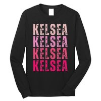 Personalized Name K.E.L.S.E.A Long Sleeve Shirt