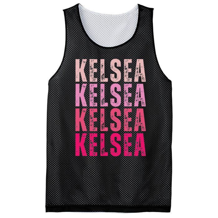 Personalized Name K.E.L.S.E.A Mesh Reversible Basketball Jersey Tank