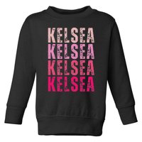 Personalized Name K.E.L.S.E.A Toddler Sweatshirt