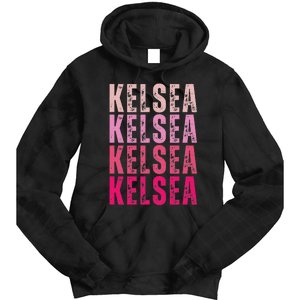 Personalized Name K.E.L.S.E.A Tie Dye Hoodie