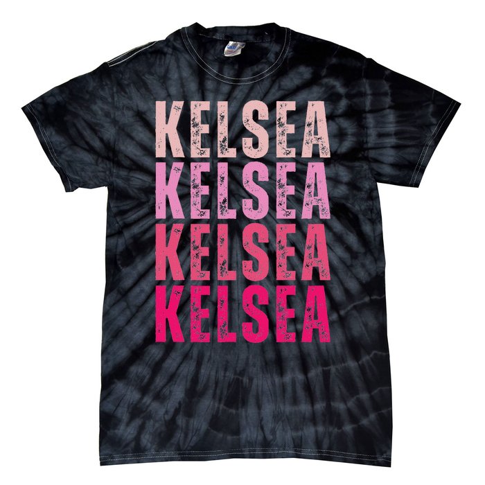 Personalized Name K.E.L.S.E.A Tie-Dye T-Shirt