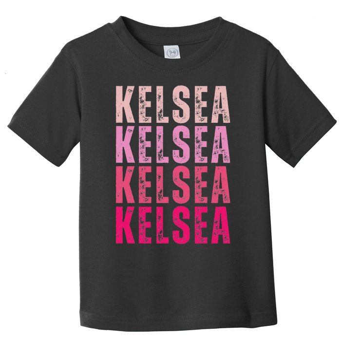 Personalized Name K.E.L.S.E.A Toddler T-Shirt