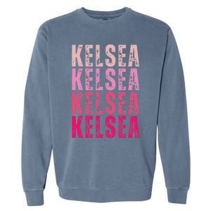 Personalized Name K.E.L.S.E.A Garment-Dyed Sweatshirt