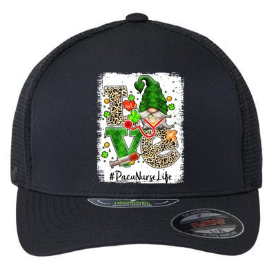 Pacu Nurse Love Gnome Nurse Funny St Patrick's Day Party Cute Gift Flexfit Unipanel Trucker Cap