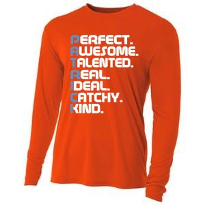 Patrick Name Letters For Patrick Gift Cooling Performance Long Sleeve Crew