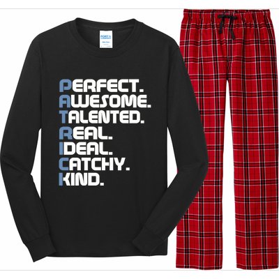 Patrick Name Letters For Patrick Gift Long Sleeve Pajama Set