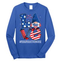 Perioperative Nurse Love 4th Of July Gnome Usa Patriotic Gift Long Sleeve Shirt