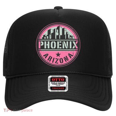 Phoenix Neon Logo High Crown Mesh Back Trucker Hat