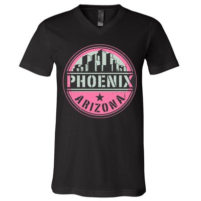 Phoenix Neon Logo V-Neck T-Shirt