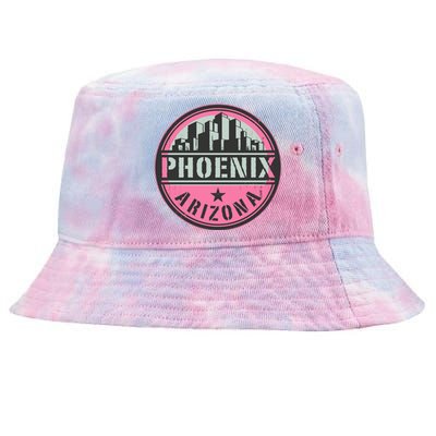 Phoenix Neon Logo Tie-Dyed Bucket Hat