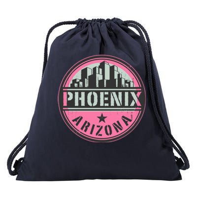 Phoenix Neon Logo Drawstring Bag