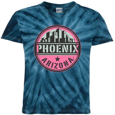 Phoenix Neon Logo Kids Tie-Dye T-Shirt