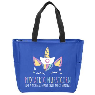 Pediatric Nursicorn Like A Normal Nurse Only Way Cooler Meaningful Gift Zip Tote Bag