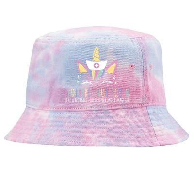 Pediatric Nursicorn Like A Normal Nurse Only Way Cooler Meaningful Gift Tie-Dyed Bucket Hat