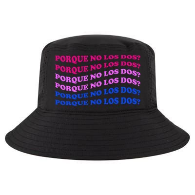 Porque No Los Dos Why Not Both Spanish Mexico Bisexual Pride Gift Cool Comfort Performance Bucket Hat