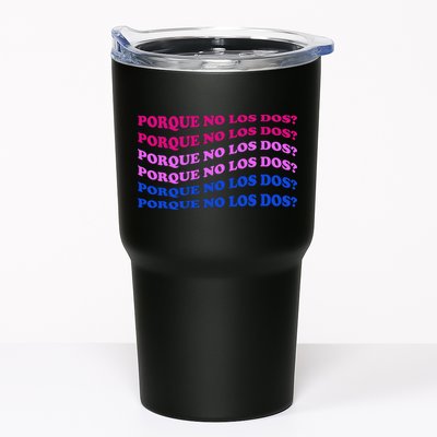 Porque No Los Dos Why Not Both Spanish Mexico Bisexual Pride Gift Tumbler