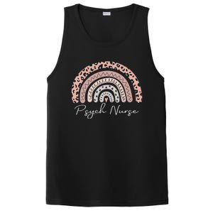 Psych Nurse Leopard Pattern Rainbow Gift PosiCharge Competitor Tank