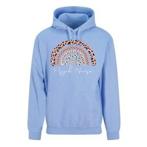 Psych Nurse Leopard Pattern Rainbow Gift Unisex Surf Hoodie