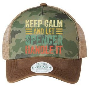 Personalized Name Meaningful Gift Keep Calm And Let Spencer Handle It Gift Legacy Tie Dye Trucker Hat