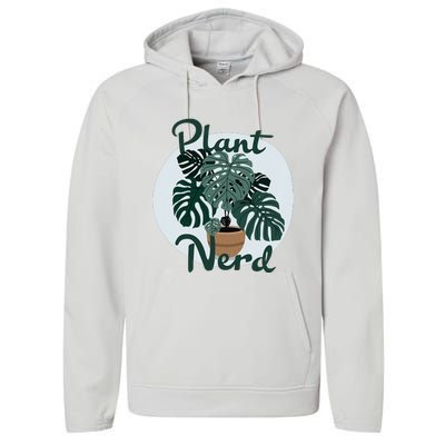 Plant Nerd Monstera Performance Fleece Hoodie