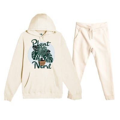 Plant Nerd Monstera Premium Hooded Sweatsuit Set