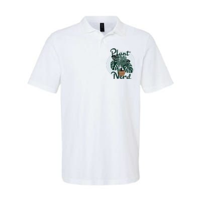 Plant Nerd Monstera Softstyle Adult Sport Polo