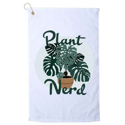 Plant Nerd Monstera Platinum Collection Golf Towel