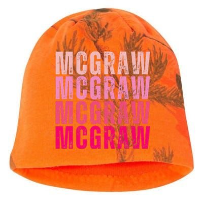 Personalized Name Mcgraw I Love Mcgraw Vintage Kati - Camo Knit Beanie