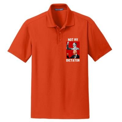 PedoHitler Not My Dictator Funny Joe Biden Dry Zone Grid Polo