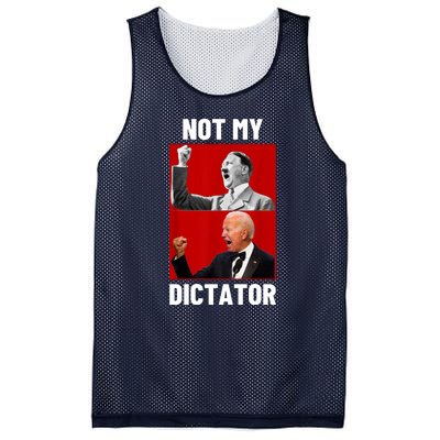 PedoHitler Not My Dictator Funny Joe Biden Mesh Reversible Basketball Jersey Tank