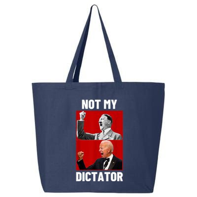 PedoHitler Not My Dictator Funny Joe Biden 25L Jumbo Tote