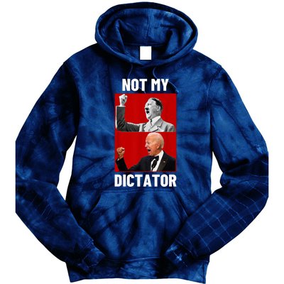 PedoHitler Not My Dictator Funny Joe Biden Tie Dye Hoodie