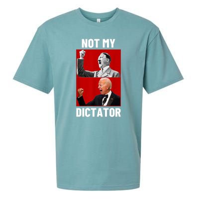 PedoHitler Not My Dictator Funny Joe Biden Sueded Cloud Jersey T-Shirt